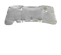 Coussinets sonores capot Coussin D'isolation Capot Bouclier Moteur Tapis Insonorisé Thermique Couverture En Coton Mousse Pour Civic FD 2006-2011(Full aluminum front)