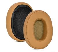 Coussinets supra-auriculaires pour Skullcandy Crusher Wireless pour Evo Hesh 3 - Coussins en cuir synthétique avec épaisseur supplémentaire pour plus de confort - Design isolant du bruit (marron)