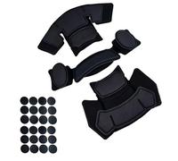 Coussinets Tactiques pour Casque D'airsoft, avec Coussinets de Rembourrage Internes en Mousse à Mémoire de Forme de Rechange, Kit de Protection, Respirants et à Séchage Rapide(Black)
