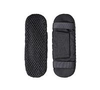 Coussinets tactiques pour épaules de gilet, rembourrage de protection en maille flexible 3D pour accessoires de sac à dos FCPC/JPC (noir)