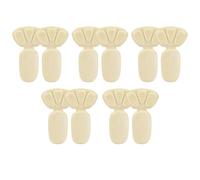 Coussinets Talon Chaussures Femme | Éponge Polyester 13.8x8.3cm Noir Beige 10pcs | Anti Glisse Inserts Talon Prévenir Ampoules Ajustement Confort Chaussures Larges Talons Bottes Usage Mixte