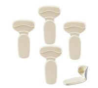 Coussinets Talon pour Chaussures - Antidérapants 2 Paires Adhésifs Forme T | Protège-Talons Amortissants - Pour Femmes Hommes Stilettos Bottes Mocassins Ballerines Baskets Anti-Frottements