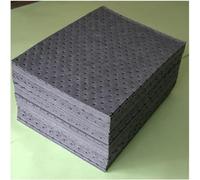 Coussinets Universels Absorbant L’Huile Réutilisables Absorber L’Huile Eau Réactifs Chimiques Utilisés dans Les Docks Maritimes Laboratoires D’Aviation Ma, Gray Thickness 4mm, ?0.4 * 0.5m 100PCS