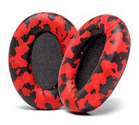 Coussinets WC Wicked Cushions Extra Thick Replacement Earpads Compatible with Sony WH-1000XM3 Headphones - Red Camo
