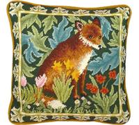 Coussins à broder Bothy Threads Gobelin Set "Woodland Fox Tapisserie", 35,5x35,5cm, TAC10, image à broder préimprimée