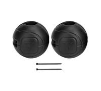 Coussins Amortisseurs De Chocs De 25 mm Pour BMW R1200/1250GS ADV, Protection De Pare-Chocs Pour Moteur, Blocs Coulissants Vibrations Modèles 2023 Et Plus (2 Pièces). (black spherical - 25MM)