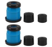 Coussins Amortisseurs en PU Bleu, Absorption des Chocs et Confort | Accessoires Rondelles et Pivot Cups, Adaptés pour Longboards et Roues, Skate de Rue et Park