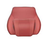 Coussins Appuie Tête Voiture pour Kia Soul III II I 3/2/1.Gen SK3/PS/AM 2009-2025 2026 Coussin Lombaire Voiture Oreiller Cervical pour Voiture Sièges Auto Accessoires,Red-Set