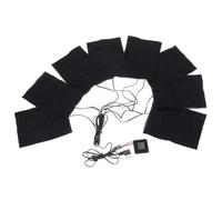 Coussins chauffants électriques pour vêtements, 3 vitesses, température réglable par USB, coussinets chauffants imperméables pour l'extérieur, chauffages d'hiver, gilet, pantalon chaud pour vêtements