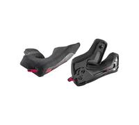 Coussins Clima Comfort Taille L Noir Rouge Nolan N87 Plus