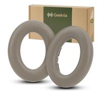 Coussins d’Oreille de Remplacement Confort Geekria compatibles avec Sennheiser Accentum, Accentum Plus Wireless, Coussinets d’Oreille pour Casque, Oreillettes, Parties de réparation (Taupe)