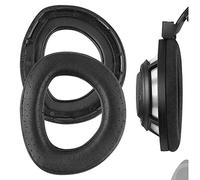 Coussins d’Oreille de Remplacement Geekria Elite en Peau de Mouton perforée, compatibles avec Casques Sennheiser HD800, pièces de réparation (Noir)