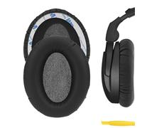 Coussins d’Oreille de Remplacement Geekria pour Sennheiser HD300 Pro, HMD300 Pro (Ne s’adapte Pas au HD 300) Casques Coussinets d’Oreille, pièces de réparation (Noir)