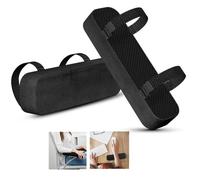 INF Coussins d'accoudoirs pour chaises Le noir