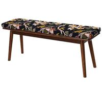 Coussins de Banc Antidérapants pour Extérieur/Intérieur Coussin Épais pour Balancelle de Porche Coussins de Siège pour Baie Vitrée Intérieure avec Fermeture Éclair (Couleur 5,63 X 14 X 2 Pouces)