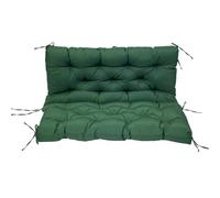 Coussins De Banc Coussins de banc d'extérieur, coussins de siège de balançoire de jardin avec dossier, coussin de remplacement de 2/3 places for canapé pivotant d'extérieur Pour Jardin(Dark green,120x