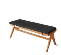 Coussins De Banc Coussins de siège de banquette longue, siège de chaise, oreiller de canapé, coussin décoratif de baie vitrée for canapés, siège de banc de jardin, balançoire Pour Jardin(Black,80x35x5