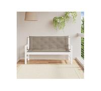 Vidaxl Coussin De Balancelle Taupe 150 Cm Tissu