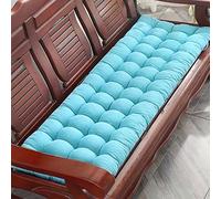 Coussins de banc de jardin antidérapants et durables pour extérieur, 2 à 3 places, parfaits pour terrasse, porche, balancelle, intérieur/extérieur, 180 x 55 x 8 cm, bleu élégant