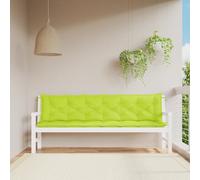 Coussins de Banc de Jardin Extérieur Intérieur Bleu Marine Tissu Oxford vidaXL