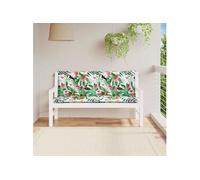 vidaXL Coussins de banc de jardin Lot de 2 150x50x7 cm Multicolore