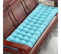 Coussins De Banc De Jardin pour 2/3/4 Places, Coussin De Chaise Longue De 8 Cm D'épaississement Doux pour Tapis De Canapé De Meubles De Patio Extérieur,LakeBlue-55X190cm