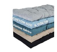 Coussins de banc d'extérieur résistants aux intempéries - Coussins antidérapants pour chaises de jardin et bancs 8 cm d'épaisseur - Solution confortable et confortable pour l'extérieur