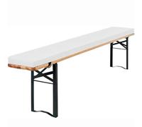 Coussins de Banc d'intérieur 160 x 30 x 3 cm pour 2, 3 ou 4 Places. Convient pour l'intérieur et l'extérieur. Fermeture éclair, antidérapants et déhoussables. Idéal pour Les Baies vitré
