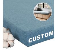Coussins de Banc Personnalisés pour Intérieur/Extérieur, Coussin de Banc de Jardin Imperméable, Coussin Banquette sur Mesure, Antidérapant Coussin de Banc Exterieur