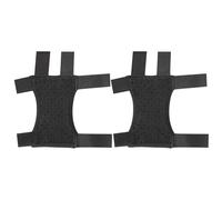 Coussins de Béquille de Soutien pour Bras, 1 Paire Noir