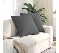 Coussins de canapé 2 pc tissu canapé modernes Textiles maison salon vidaXL vidaX