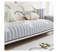 Coussins de canapé pour caravane 110 x 110 cm, housse de canapé sectionnelle en L, antidérapante, matelassée, douce, lavable, protection de meubles pour chiens, enfants et animaux domestiqu