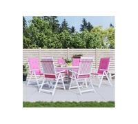 vidaXL Lot de 6 Coussins de Chaise à Dossier Haut, Galettes de Siège Anti-glissement, Décoration Jardin Terrasse Patio, Rose Tissu https://www.fnac.com/mp48924041/vidaXL-Coussins-de-chaise-a-dossier-haut-6-pcs-rose-tissu/w-4?oref=73db0a3d-8f40-afd0-80f1-280aec46845e