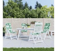 Coussins de chaise à dossier haut lot de 4 carreaux gris coussin vidaXL