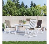 Coussins de chaise à dossier haut lot de 4 carreaux gris coussin vidaXL