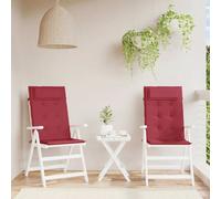 Coussins de chaise à dossier haut lot de 4 carreaux gris coussin vidaXL