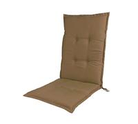 Coussins de chaise Adirondack imperméables 120 x 50 cm - Coussin de terrasse à dossier haut avec attaches Idéal pour l'intérieur et l'extérieur - Confortable pour chaise de jardin