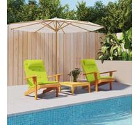 vidaXL Coussins de chaise Motif feuille 2 pcs 58 x 77 x 4,5 cm Intérieur/extérieur Confort durable