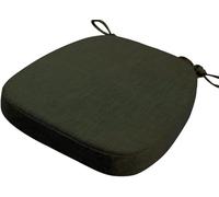Coussins de Chaise Antidérapant avec Rubans Galettes de Chaise en Forme de Trapèze Assise Dehoussable Lavable Coussins de Siège for Cuisine, Salle Manger, Jardin, Bureau(@6,43X42X5cm)