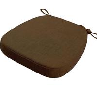Coussins de Chaise Antidérapant avec Rubans Galettes de Chaise en Forme de Trapèze Assise Dehoussable Lavable Coussins de Siège for Cuisine, Salle Manger, Jardin, Bureau(@22,40X38X5cm)