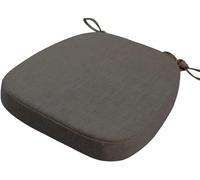 Coussins de Chaise Antidérapant avec Rubans Galettes de Chaise en Forme de Trapèze Assise Dehoussable Lavable Coussins de Siège for Cuisine, Salle Manger, Jardin, Bureau(@14,43X42X5cm)