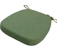 Coussins de Chaise Antidérapant avec Rubans Galettes de Chaise en Forme de Trapèze Assise Dehoussable Lavable Coussins de Siège for Cuisine, Salle Manger, Jardin, Bureau(@12,40X38X5cm)