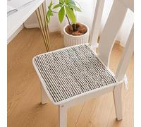 Coussins de Chaise avec Attaches, Coussins Salle à Manger en métal antidérapants, lavables for la Maison et Cuisine, 1 pièce(Gray,45CM/17.7INCH)