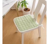 Coussins de Chaise avec Attaches, Coussins Salle à Manger en métal antidérapants, lavables for la Maison et Cuisine, 1 pièce(Green,50CM/19.7INCH)