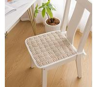 Coussins de Chaise avec Attaches, Coussins Salle à Manger en métal antidérapants, lavables for la Maison et Cuisine, 1 pièce(Beige,50CM/19.7INCH)