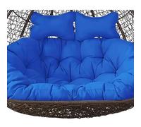 Coussins de chaise - Coussin de rechange pour grand fauteuil suspendu d'extérieur en forme d'œuf - Coussin d'assise épais et lavable en forme de nid pour un soutien dorsal optimal, couleur u