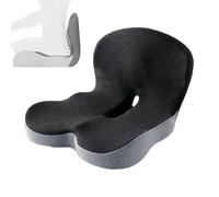 Coussins de chaise | Coussin en mousse à mémoire de forme en L - Protection ergonomique pour le coccyx et le bas du dos pour utilisation à la maison, camion, fauteuil roulant, théâtre et voyages