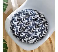 Coussins de Chaise Coussin pour Chaise Galettes de Chaise Lot de 6 Coussin de Chaise pour Patio,Maison,Voiture,canapé,Bureau,Tatami décoration,25 modèles (Rond)-6||40cm in Diameter