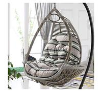 Coussins de chaise de balançoire pour jardin, terrasse, chaise en rotin - Coussin de chaise hamac en forme d'œuf pour décoration de meubles extérieur/d'intérieur, chaise œuf avec coussin doux pour