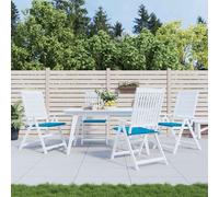 vidaXL Coussins de Chaise de Jardin Lot de 6, Coussin de Siège de Salon, Coussin de Meuble de Terrasse, Coussin d’Assise Extérieur, Anthracite 40x40x3 cm Anthracite